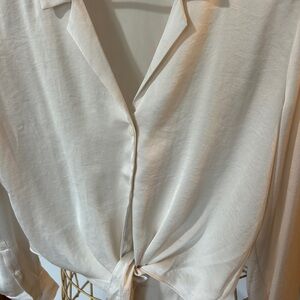 Wilfred Cream Button Down Shirt